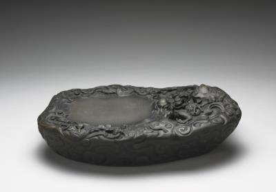 图片[2]-Duan inkstone with six dragons, Qing dynasty (1644-1911)-China Archive